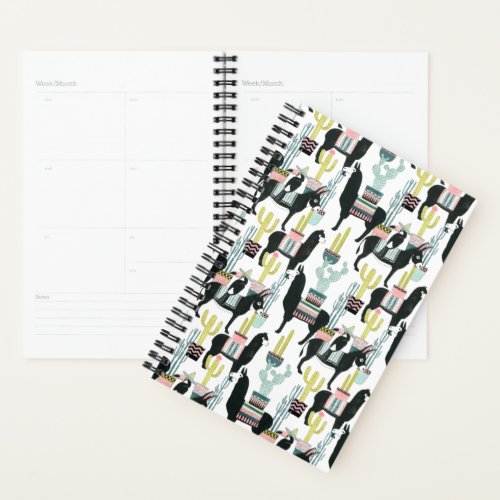 Lets Taco About Love  Llama  Donkey Pattern Planner