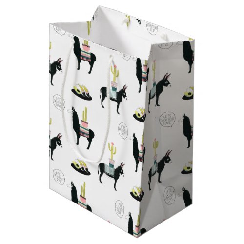 Lets Taco About Love Medium Gift Bag