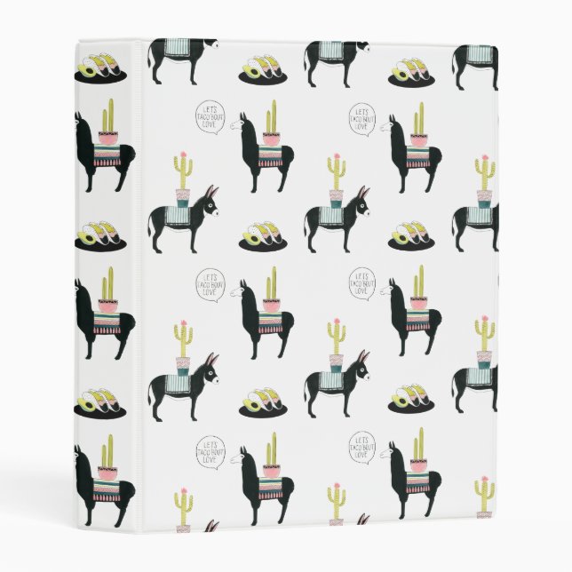 Let's Taco About Love Mini Binder (Front/Spine)