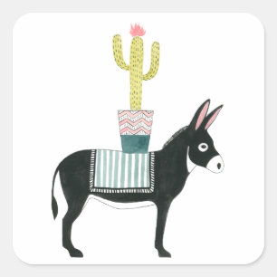 Let's Taco About Love Square Sticker