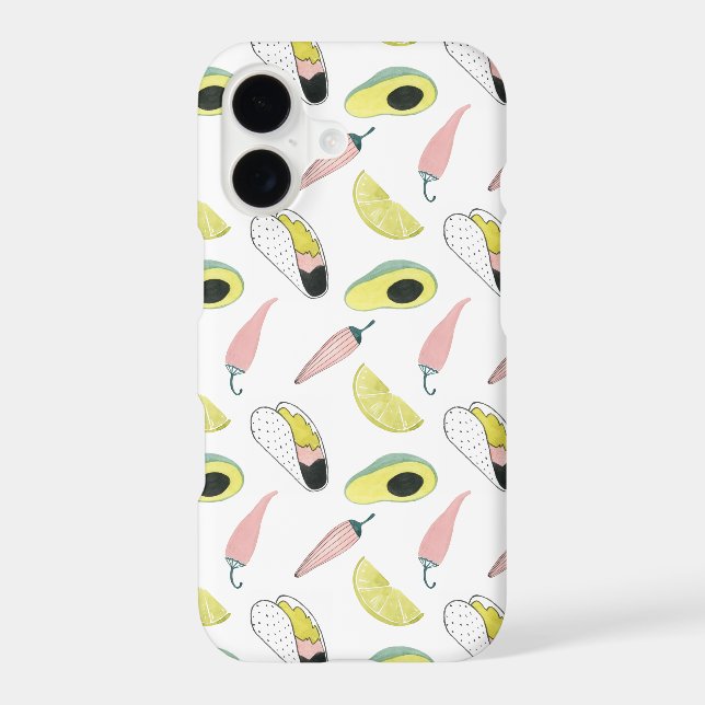 Let's Taco About Love | Taco Element Circle Iphone Case (Back)