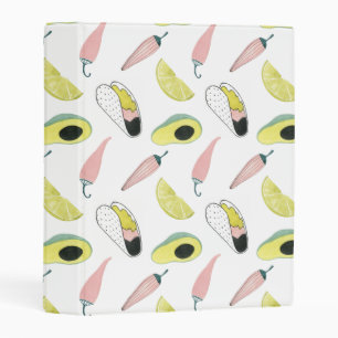 Let's Taco About Love   Taco Element Circle Mini Binder