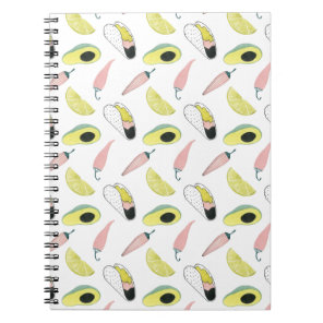 Let's Taco About Love | Taco Element Circle Notebook