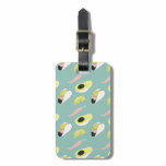 Let's Taco About Love | Taco Element Pattern Bag Tag Let's Taco About Love | Taco Element Pattern Bag Tag