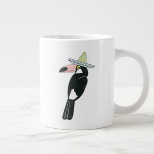 Let's Taco About Love Toucan Sombrero Giant Coffee Mug