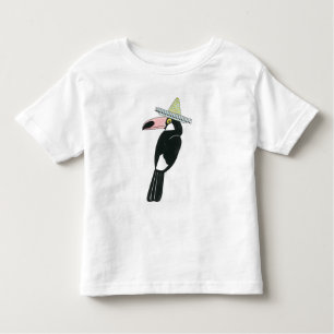 Let's Taco About Love   Toucan Sombrero Toddler T-shirt