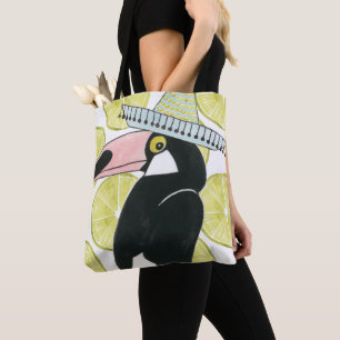 Let's Taco About Love Toucan Sombrero Tote Bag