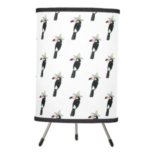 Let's Taco About Love Toucan Sombrero Tripod Lamp