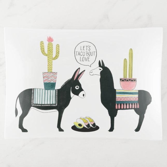 Let's Taco About Love Trinket Tray (Front)