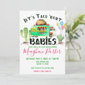 Let's Taco Bout Babies Baby Shower Invitation (Standing Front)