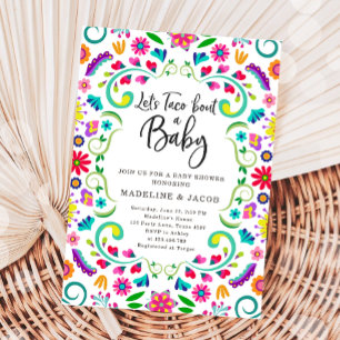 Let's Taco Bout Baby Fiesta Mexican Baby Shower Invitation