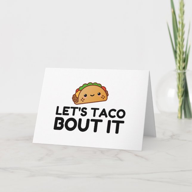LETS TACO BOUT IT HOLIDAY CARD (Front)