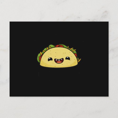 Lets Taco Bout It Taco Pun Cute Taco Invitation Postcard