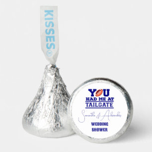 Let's Tailgate Celebrate Blue Bridal Couple Shower Hershey®'s Kisses®