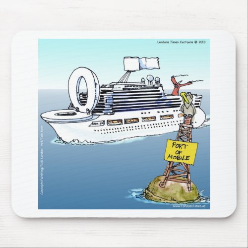 Lets Take A Cruise Funny Gifts Tees  Cards Mouse Pad