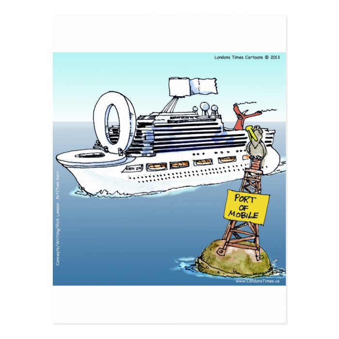 Lets Take A Cruise Funny Gifts Tees & Cards Postcards