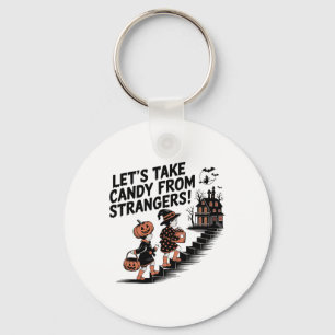Let's Take Candy From Strangers Costume Keychain