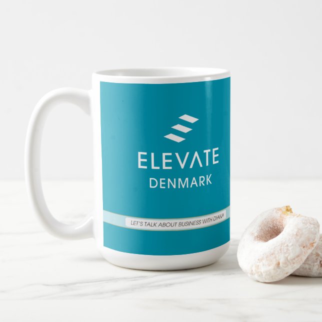 Let's Talk About Business With Diana Coffee Mug (With Donut)