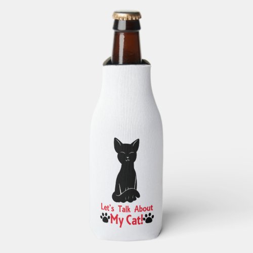 Lets Talk About My Cat Bottle Cooler