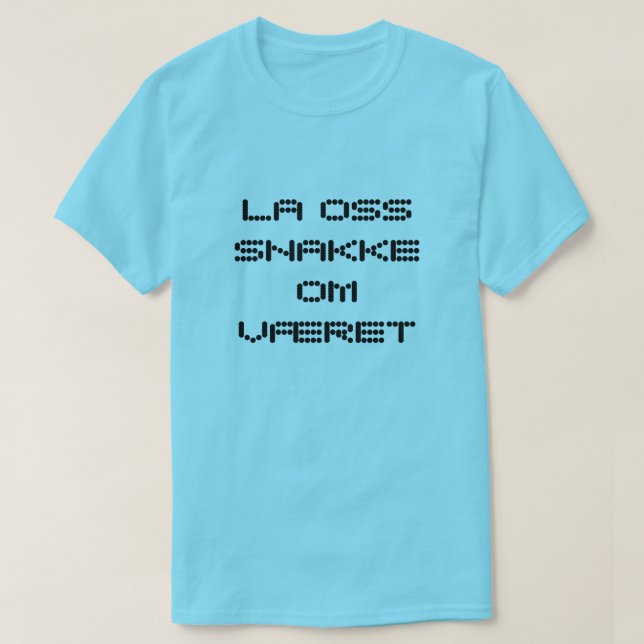 let's talk about the weather in Norwegian blue T-Shirt (Design Front)