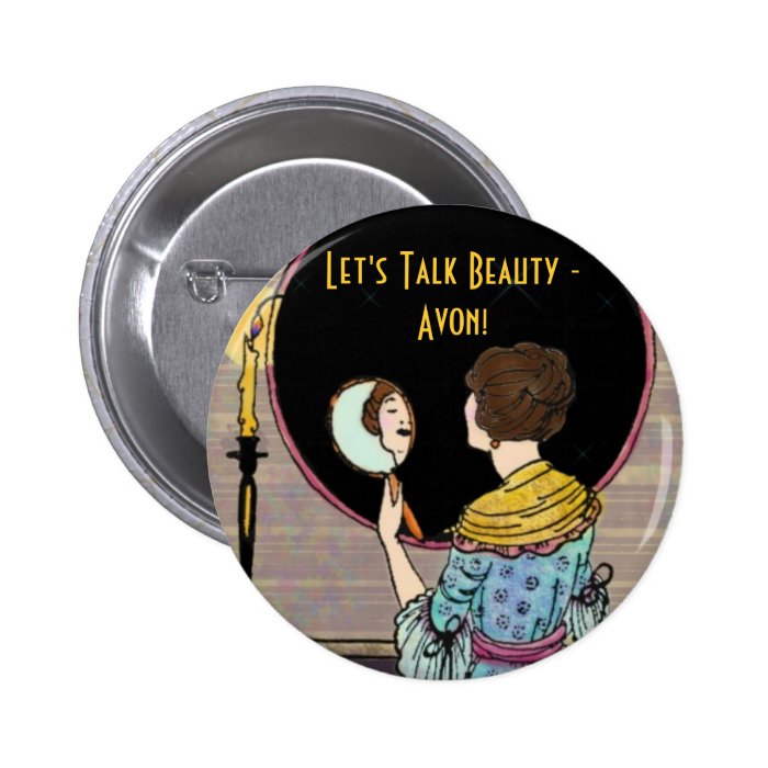 Let's Talk Beauty  Avon Pin