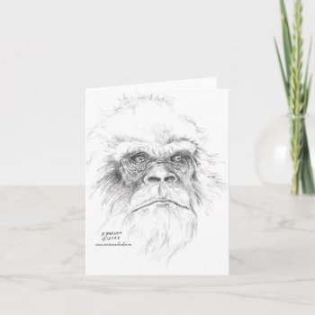 Let's Talk Bigfoot Greeting Cards by letstalkbigfoot at Zazzle
