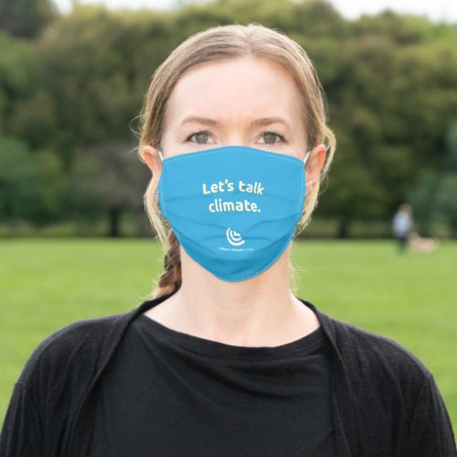Lets Talk Climate Face Mask  COVID_19 mask