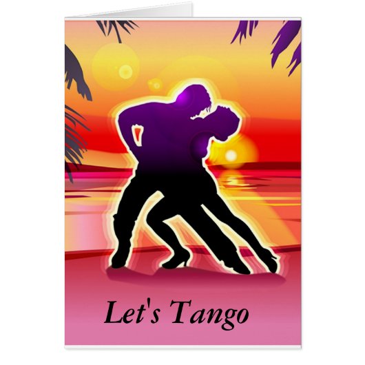 Let's Tango Card (Front)