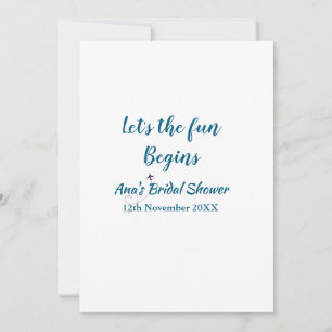 lets the adventure begins bridal shower add name d invitation
