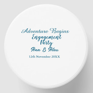lets the adventure begins engagement party name da mini candle favors