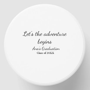 lets the adventure begins graduation class of 20XX Mini Candle Favors