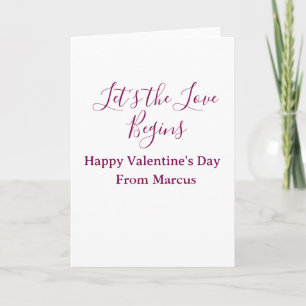 lets the fun begins happy new year name year simpl card