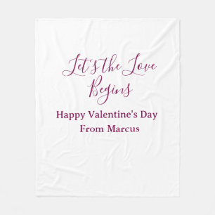 lets the fun begins happy new year name year simpl fleece blanket