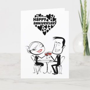 LET'S "TOAST" OUR "LOVE" ON OUR ANNIVERSARY CARD