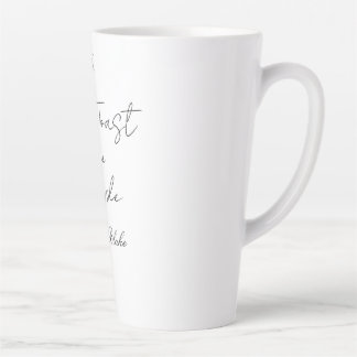 Let's toast the couple engagement wedding party ye latte mug