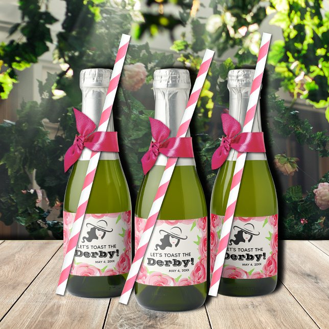 Let's Toast the Derby! Roses Sparkling Wine Label (Creator Uploaded)