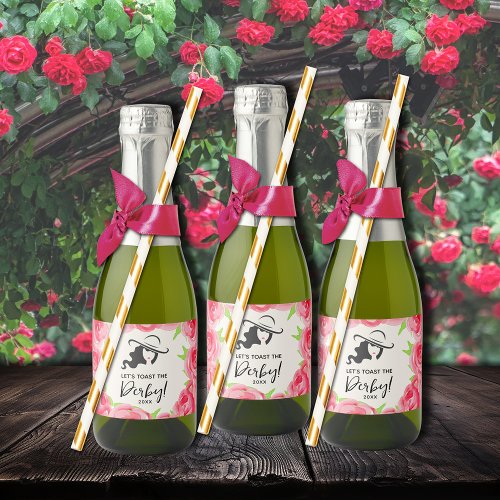 Lets Toast the Derby Sparkling Wine Label