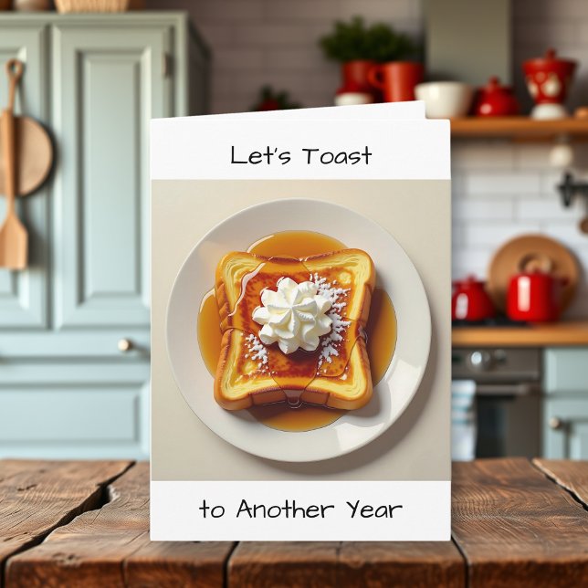 Let's Toast to another Year | Happy Anniversary  Card (Creator Uploaded)