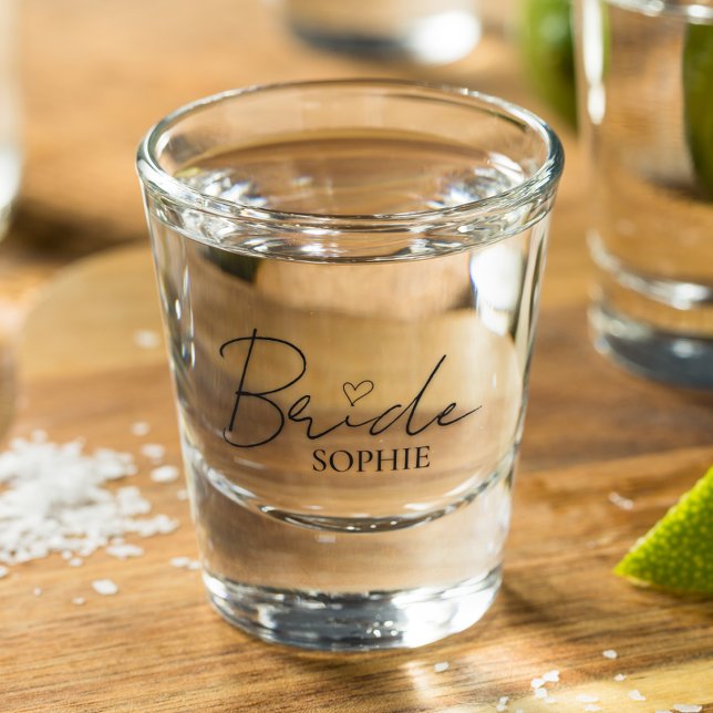 Let's Toast to Love | Personalized Bride Shot Glass (Creator Uploaded)