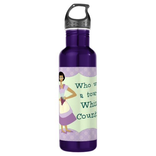 Lets Tour Whine Country Water Bottle