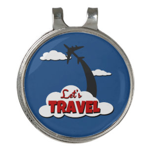 Let's travel golf hat clip