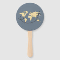 Let's travel the world illustration