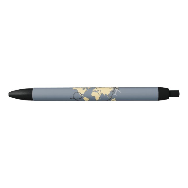 Let's travel the world illustration pen (Front)