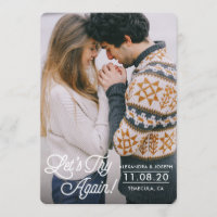 Let's Try Again Postponement Card