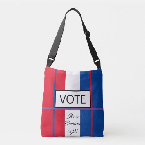 Lets VOTE Crossbody Bag
