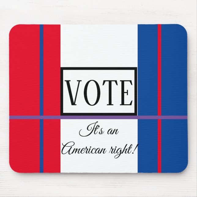 Let's VOTE Mousepad (Front)