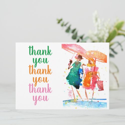 Lets Walk and Talk 140106 Thank You Card