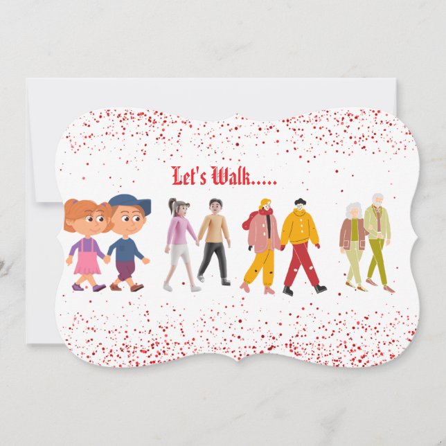 Let's Walk...Valentine Special Cards (Front)