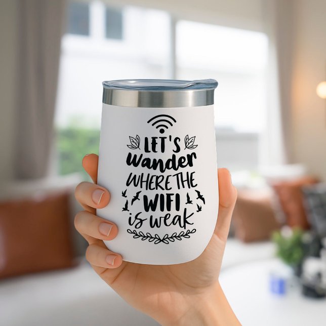 Let's wander Travel Mug Insulated Thermal Wine Tumbler (Creator Uploaded)