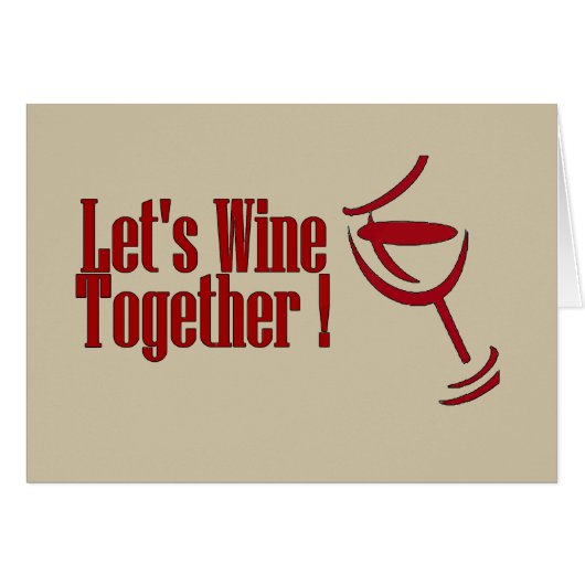 Let's Wine Together ! (Front Horizontal)